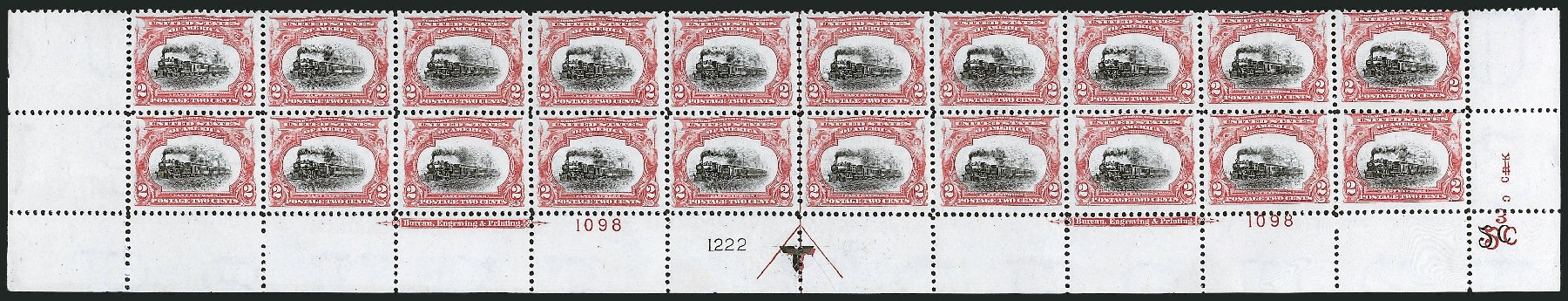 Prices of US Stamps Scott Cat. #295 - 2c 1901 Pan American Exposition. Robert Siegel Auction Galleries, Apr 2009, Sale 971, Lot 1290