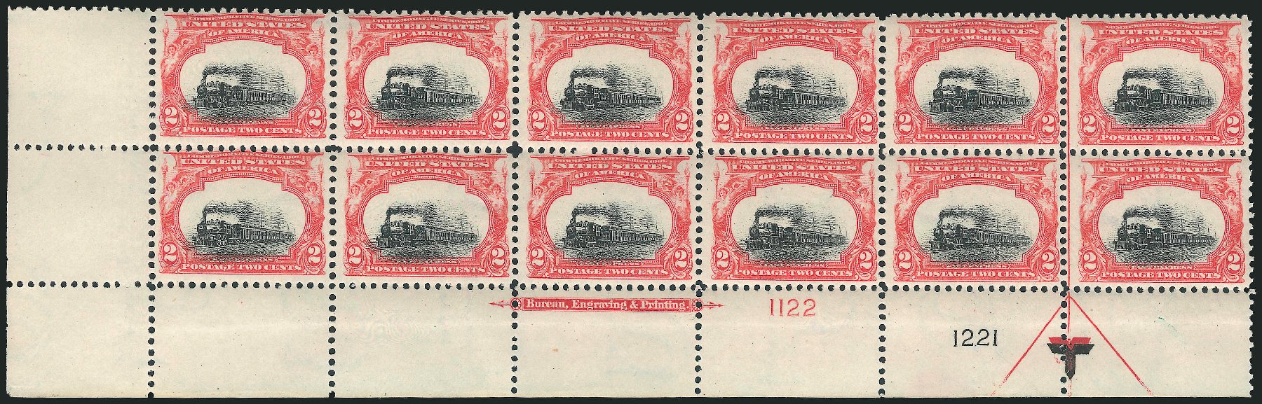 US Stamps Prices Scott Catalogue #295: 2c 1901 Pan American Exposition. Robert Siegel Auction Galleries, Apr 2009, Sale 971, Lot 1320