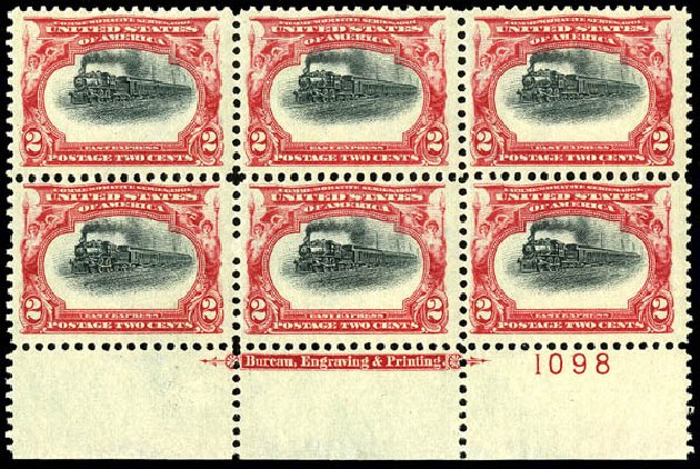 Value of US Stamp Scott Cat. 295: 1901 2c Pan American Exposition. Matthew Bennett International, Dec 2008, Sale 330, Lot 1731