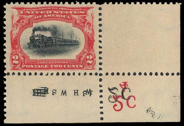 Values of US Stamp Scott # 295: 1901 2c Pan American Exposition. Daniel Kelleher Auctions, Oct 2012, Sale 632, Lot 1211