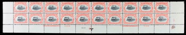 Values of US Stamps Scott Catalog #295 - 1901 2c Pan American Exposition. Daniel Kelleher Auctions, May 2014, Sale 652, Lot 461
