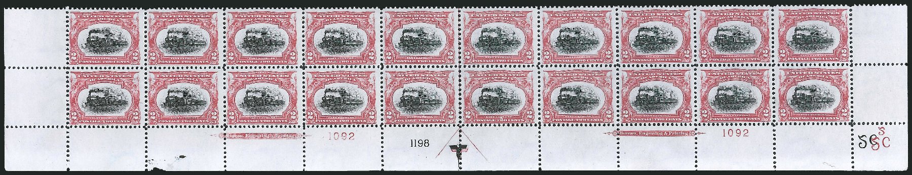 Costs of US Stamps Scott 295 - 1901 2c Pan American Exposition. Robert Siegel Auction Galleries, Apr 2009, Sale 971, Lot 1281