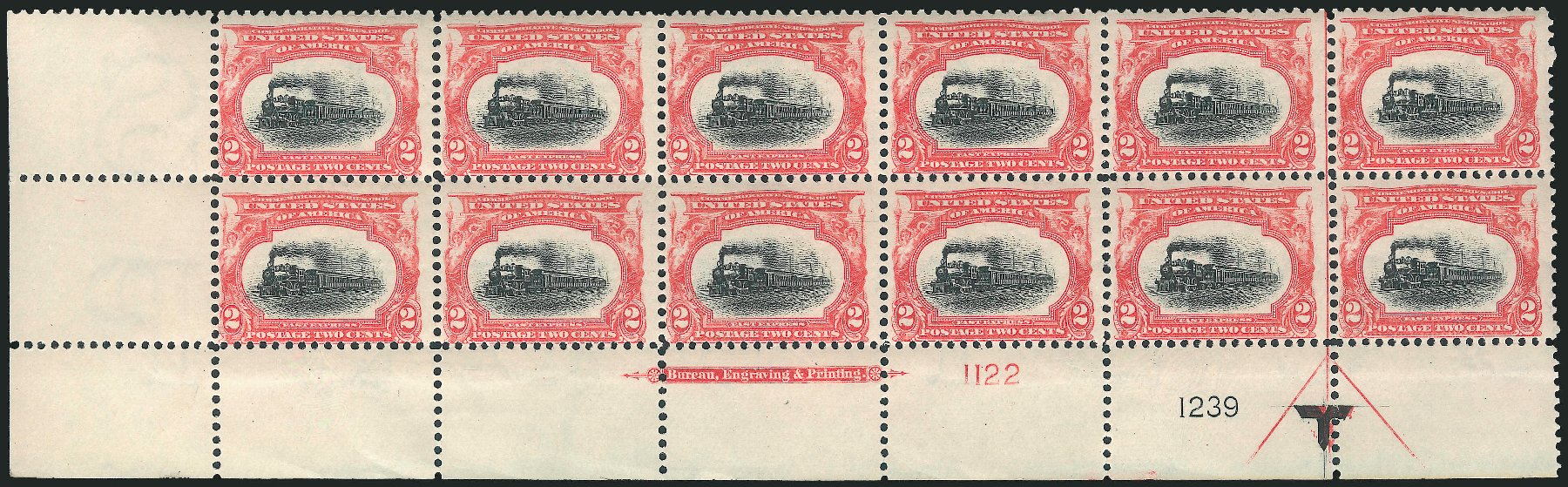 US Stamps Prices Scott #295 - 2c 1901 Pan American Exposition. Robert Siegel Auction Galleries, Apr 2009, Sale 971, Lot 1311
