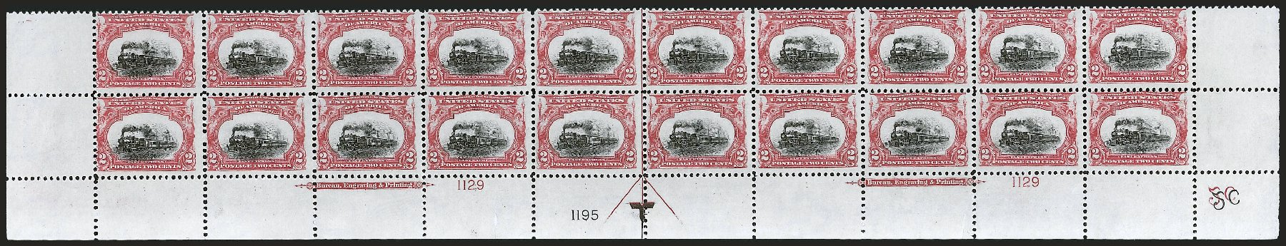Value of US Stamp Scott Catalogue #295 - 2c 1901 Pan American Exposition. Robert Siegel Auction Galleries, Dec 2009, Sale 982, Lot 5661