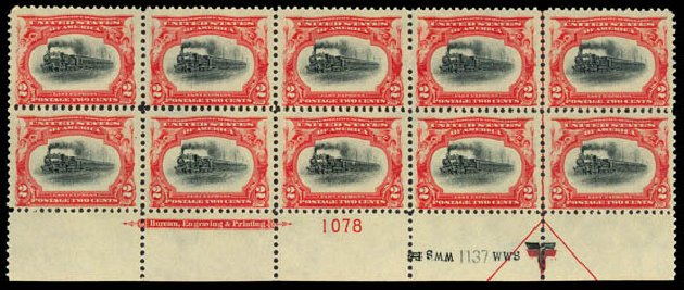 Price of US Stamps Scott 295 - 2c 1901 Pan American Exposition. Daniel Kelleher Auctions, Mar 2014, Sale 648, Lot 2214