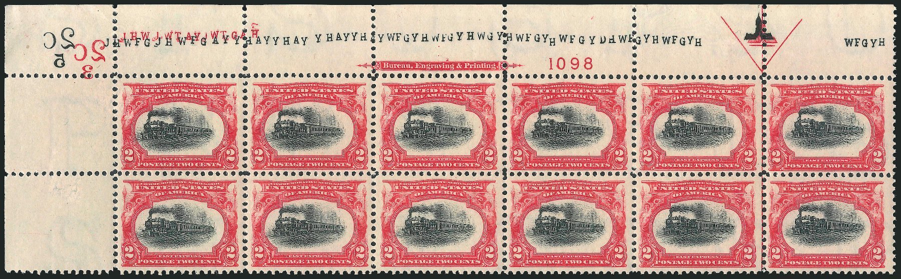 US Stamps Price Scott Cat. #295 - 1901 2c Pan American Exposition. Robert Siegel Auction Galleries, Jul 2013, Sale 1050, Lot 454