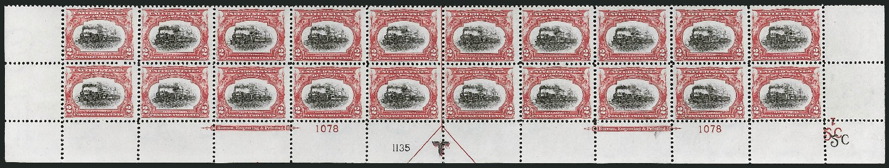 Values of US Stamp Scott Catalog # 295: 2c 1901 Pan American Exposition. Robert Siegel Auction Galleries, Apr 2009, Sale 971, Lot 1274