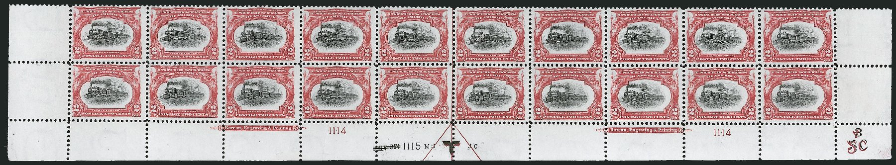 US Stamp Values Scott #295 - 2c 1901 Pan American Exposition. Robert Siegel Auction Galleries, Apr 2009, Sale 971, Lot 1294