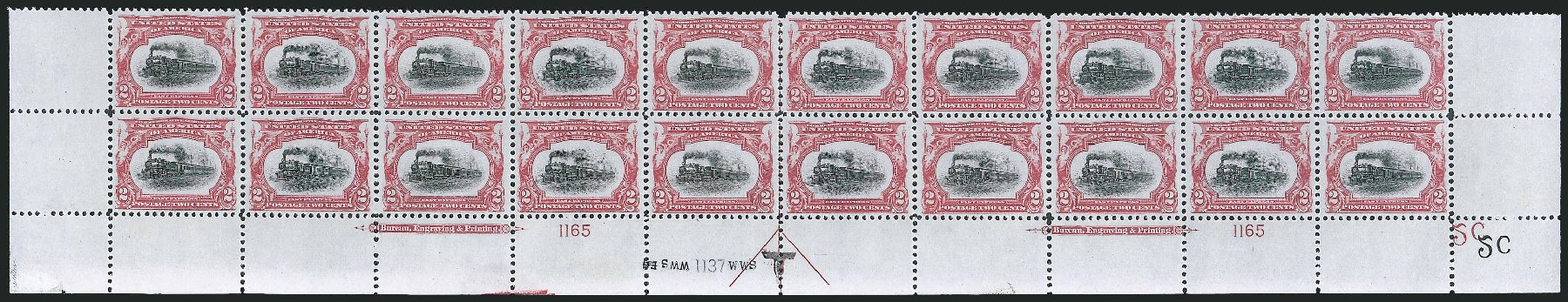 US Stamp Value Scott # 295: 2c 1901 Pan American Exposition. Robert Siegel Auction Galleries, Apr 2009, Sale 971, Lot 1334