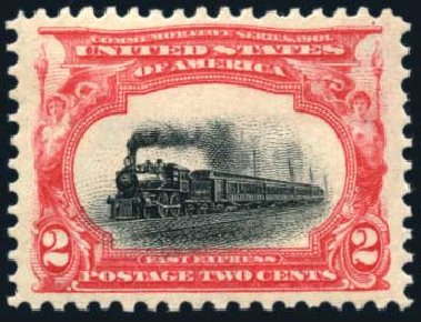 US Stamps Values Scott 295 - 2c 1901 Pan American Exposition. Harmer-Schau Auction Galleries, Jun 2008, Sale 78, Lot 1495