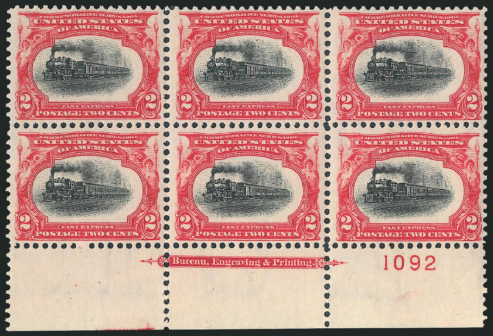 US Stamps Price Scott Cat. # 295 - 2c 1901 Pan American Exposition. Robert Siegel Auction Galleries, Oct 2011, Sale 1014, Lot 1685