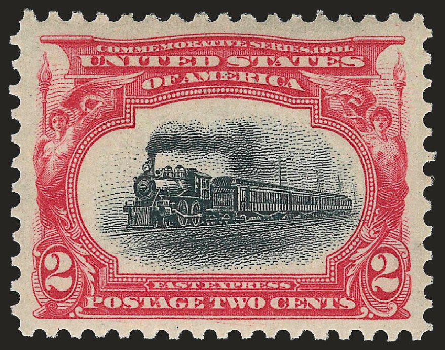 US Stamps Prices Scott #295 - 1901 2c Pan American Exposition. Robert Siegel Auction Galleries, Jun 2009, Sale 975, Lot 1645