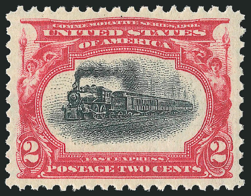 Values of US Stamp Scott Catalogue 295 - 1901 2c Pan American Exposition. Robert Siegel Auction Galleries, Dec 2009, Sale 978, Lot 1095