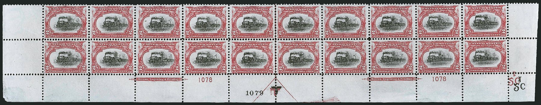 US Stamps Values Scott 295: 1901 2c Pan American Exposition. Robert Siegel Auction Galleries, Apr 2009, Sale 971, Lot 1272