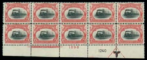 Cost of US Stamps Scott Catalogue # 295 - 1901 2c Pan American Exposition. Matthew Bennett International, Dec 2007, Sale 325, Lot 1883