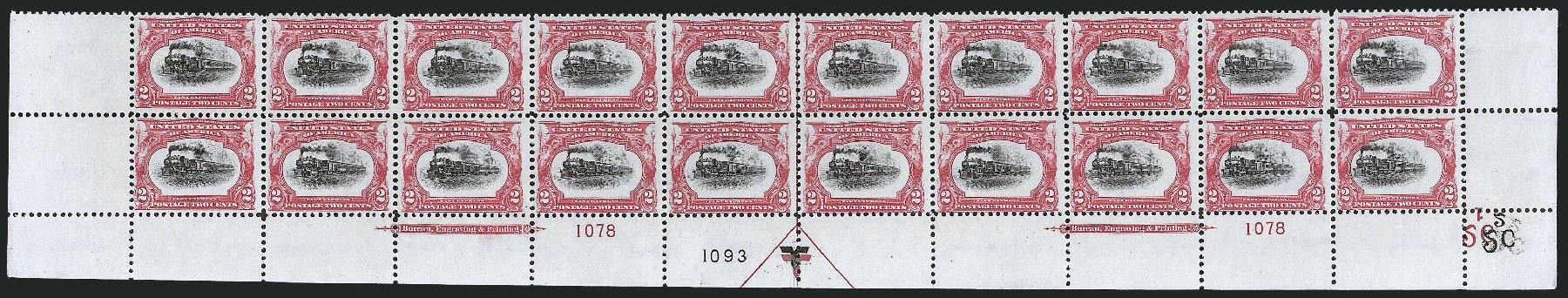 Prices of US Stamp Scott Catalogue #295: 2c 1901 Pan American Exposition. Robert Siegel Auction Galleries, Apr 2009, Sale 971, Lot 1273