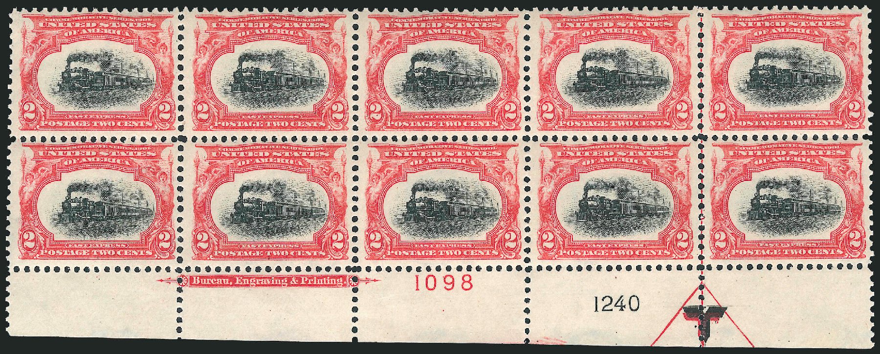 US Stamps Value Scott Catalogue # 295: 2c 1901 Pan American Exposition. Robert Siegel Auction Galleries, Apr 2009, Sale 971, Lot 1293
