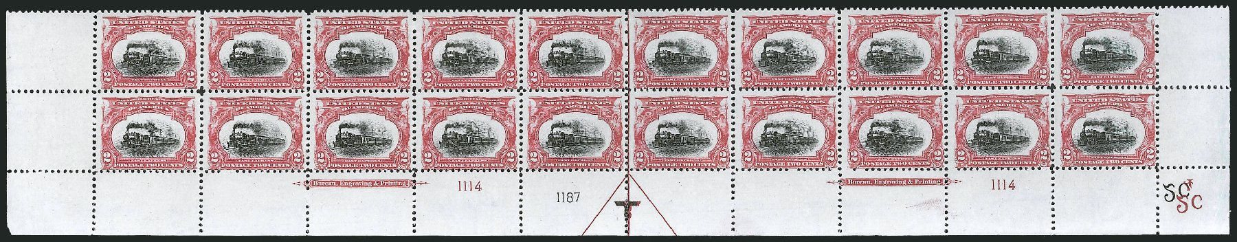 Value of US Stamps Scott Cat. # 295 - 2c 1901 Pan American Exposition. Robert Siegel Auction Galleries, Apr 2009, Sale 971, Lot 1303