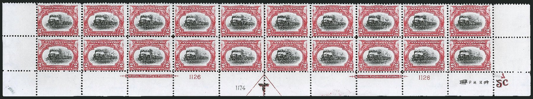 US Stamp Price Scott Catalog #295: 2c 1901 Pan American Exposition. Robert Siegel Auction Galleries, Apr 2009, Sale 971, Lot 1323