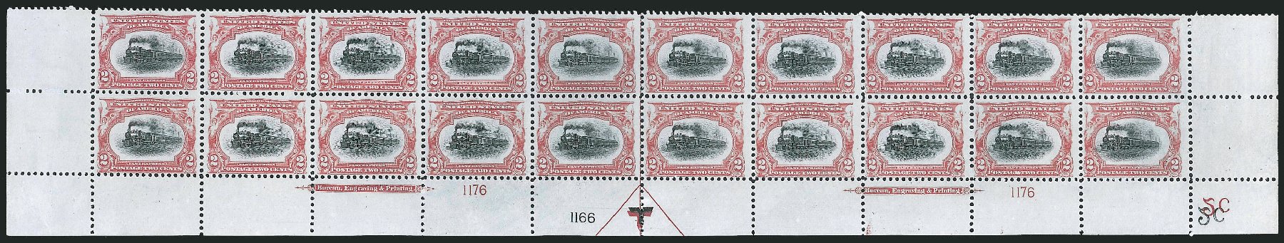 Costs of US Stamps Scott Catalogue 295 - 1901 2c Pan American Exposition. Robert Siegel Auction Galleries, Apr 2009, Sale 971, Lot 1343
