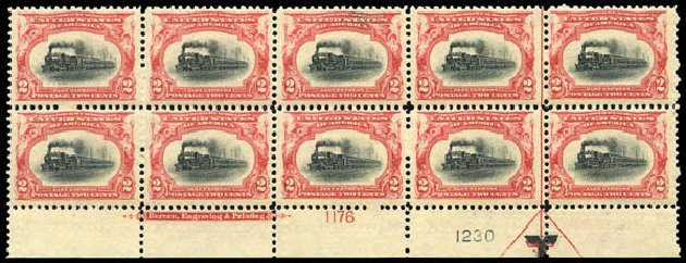 US Stamp Values Scott Catalogue # 295: 2c 1901 Pan American Exposition. Matthew Bennett International, Mar 2011, Sale 337, Lot 2756