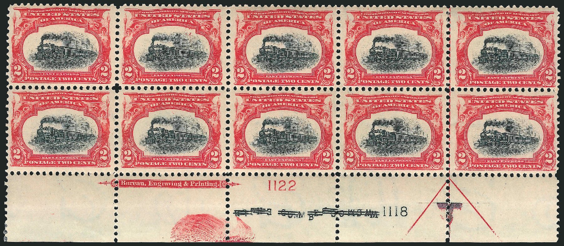 Cost of US Stamps Scott Catalogue #295: 2c 1901 Pan American Exposition. Robert Siegel Auction Galleries, Nov 2014, Sale 1084, Lot 3676