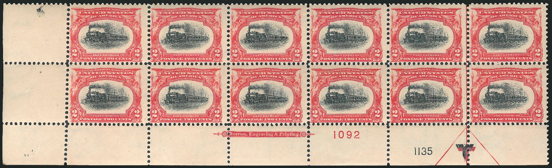 Cost of US Stamp Scott Catalogue 295: 2c 1901 Pan American Exposition. Robert Siegel Auction Galleries, Apr 2009, Sale 971, Lot 1276