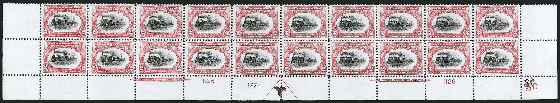 Values of US Stamp Scott Cat. # 295: 2c 1901 Pan American Exposition. Robert Siegel Auction Galleries, Apr 2009, Sale 971, Lot 1326