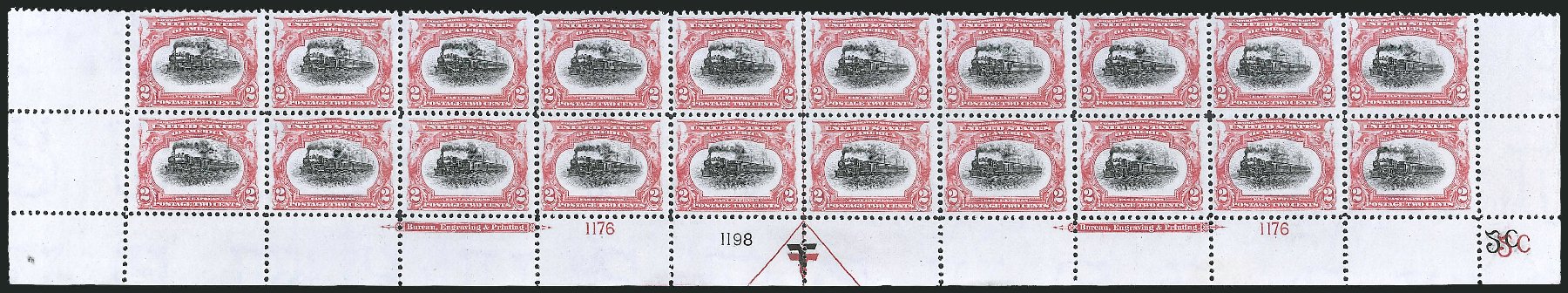 US Stamp Value Scott Catalog # 295 - 1901 2c Pan American Exposition. Robert Siegel Auction Galleries, Apr 2009, Sale 971, Lot 1346