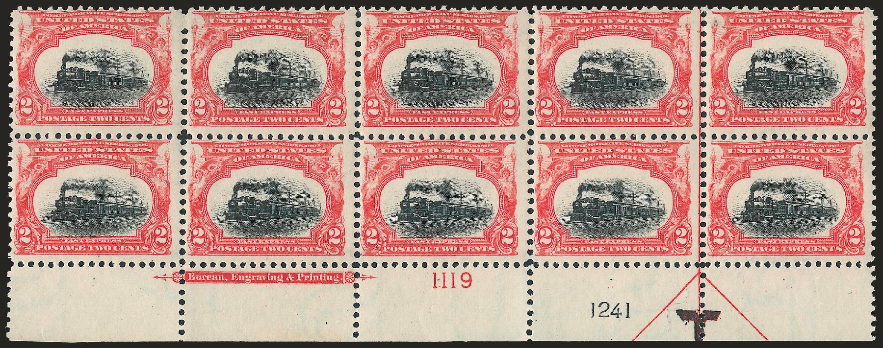 US Stamps Value Scott Cat. #295 - 2c 1901 Pan American Exposition. Robert Siegel Auction Galleries, Apr 2009, Sale 971, Lot 1356