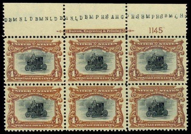 Costs of US Stamps Scott Catalog # 296: 1901 4c Pan American Exposition. Daniel Kelleher Auctions, May 2014, Sale 653, Lot 2397