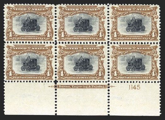 US Stamp Price Scott Catalogue # 296: 4c 1901 Pan American Exposition. Spink Shreves Galleries, Mar 2013, Sale 142, Lot 297