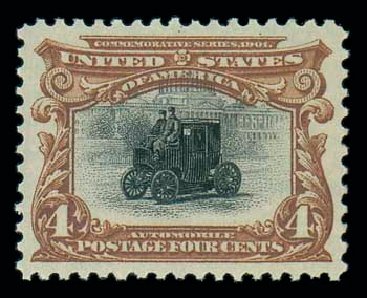 Prices of US Stamps Scott Cat. 296: 4c 1901 Pan American Exposition. Matthew Bennett International, Oct 2007, Sale 322, Lot 2148