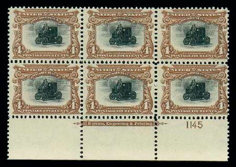 Price of US Stamps Scott Catalog #296 - 1901 4c Pan American Exposition. Matthew Bennett International, Dec 2007, Sale 325, Lot 1888