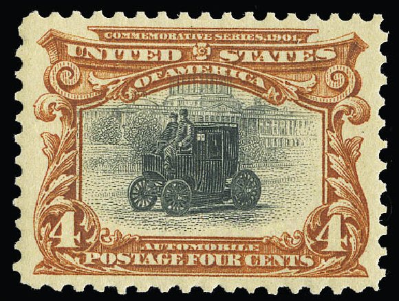 US Stamp Value Scott Catalog # 296: 1901 4c Pan American Exposition. Matthew Bennett International, Sep 2012, Sale 346, Lot 778