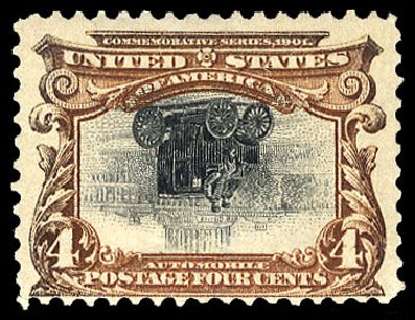 Cost of US Stamps Scott 296: 4c 1901 Pan American Exposition. Cherrystone Auctions, Jun 2009, Sale 200906, Lot 148