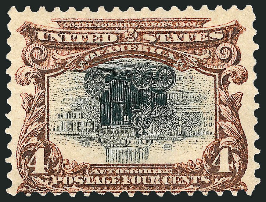 Price of US Stamp Scott Catalog #296: 4c 1901 Pan American Exposition. Robert Siegel Auction Galleries, Dec 2009, Sale 978, Lot 1098