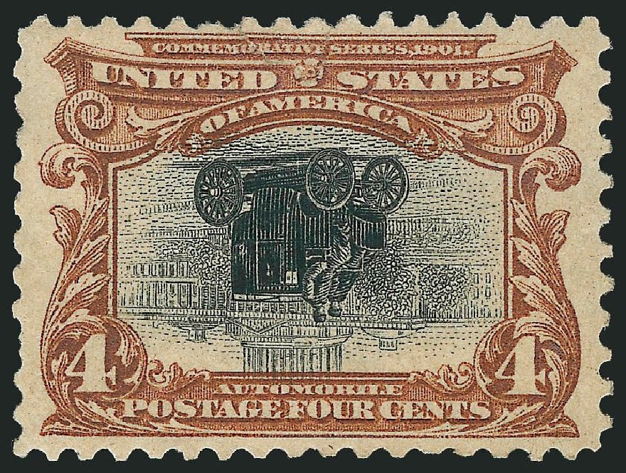 Price of US Stamp Scott Catalog 296 - 4c 1901 Pan American Exposition. Robert Siegel Auction Galleries, Nov 2013, Sale 1061, Lot 3819