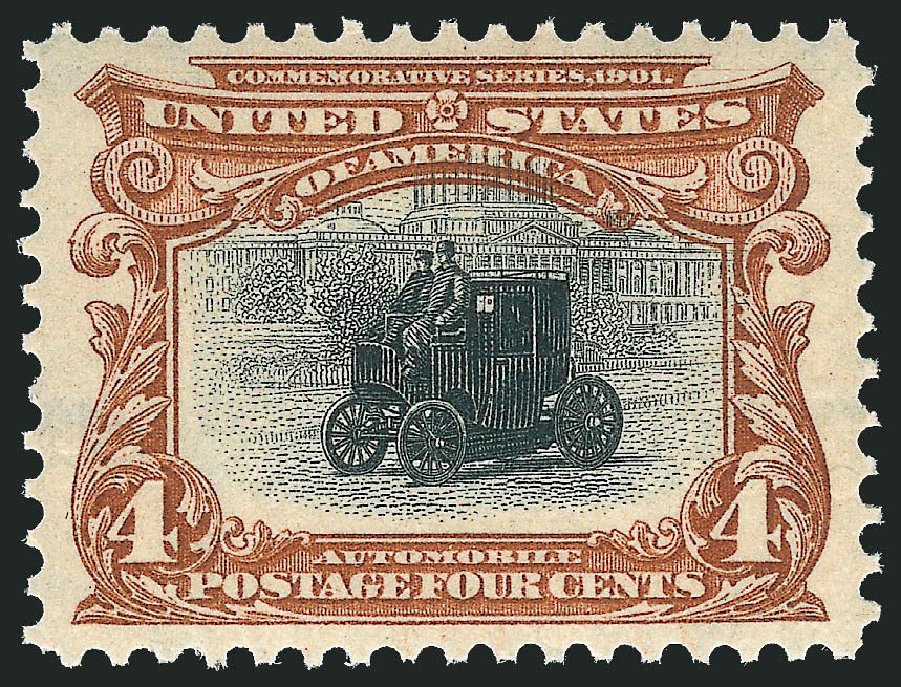 US Stamps Prices Scott #296 - 4c 1901 Pan American Exposition. Robert Siegel Auction Galleries, Dec 2013, Sale 1062, Lot 479