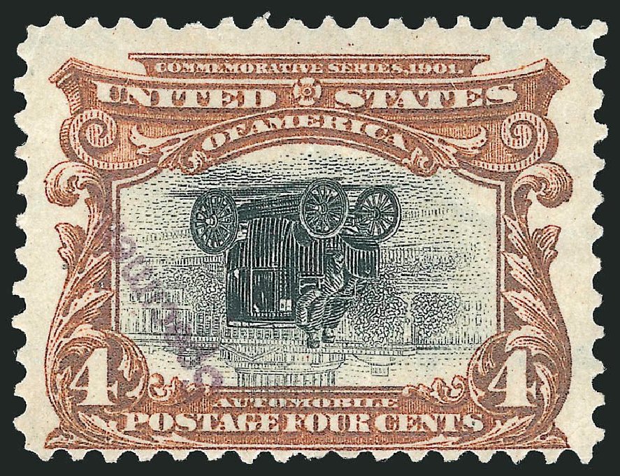 US Stamp Price Scott 296 - 4c 1901 Pan American Exposition. Robert Siegel Auction Galleries, Oct 2014, Sale 1082, Lot 439