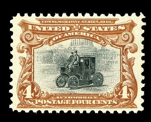 Value of US Stamp Scott Cat. # 296: 4c 1901 Pan American Exposition. Spink Shreves Galleries, May 2014, Sale 148, Lot 249