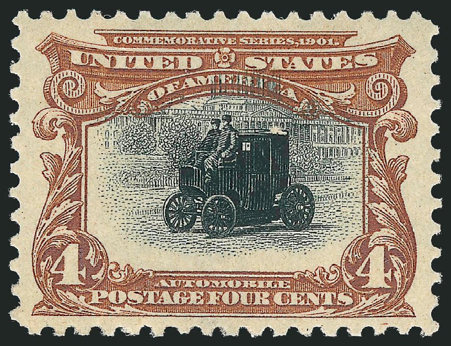 US Stamps Prices Scott Cat. 296 - 1901 4c Pan American Exposition. Robert Siegel Auction Galleries, Jun 2012, Sale 1026, Lot 1360