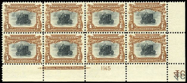 Price of US Stamps Scott Cat. # 296: 1901 4c Pan American Exposition. Matthew Bennett International, Sep 2011, Sale 338, Lot 1911