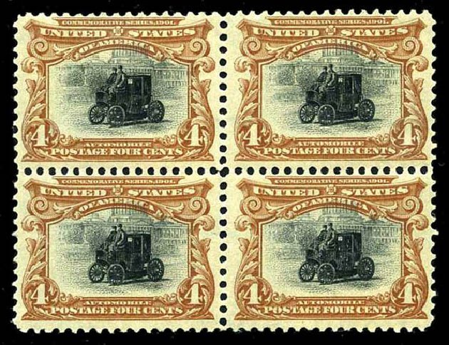 Cost of US Stamps Scott Catalogue 296: 4c 1901 Pan American Exposition. Harmer-Schau Auction Galleries, Aug 2014, Sale 102, Lot 1951