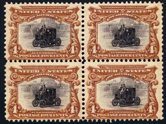 Costs of US Stamp Scott Catalogue 296 - 4c 1901 Pan American Exposition. Harmer-Schau Auction Galleries, Nov 2014, Sale 103, Lot 121