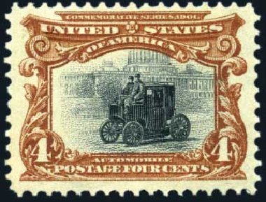 Value of US Stamp Scott 296: 4c 1901 Pan American Exposition. Harmer-Schau Auction Galleries, Mar 2011, Sale 89, Lot 284