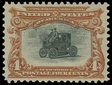 Costs of US Stamps Scott Catalog 296 - 1901 4c Pan American Exposition. H.R. Harmer, Jun 2013, Sale 3003, Lot 1194