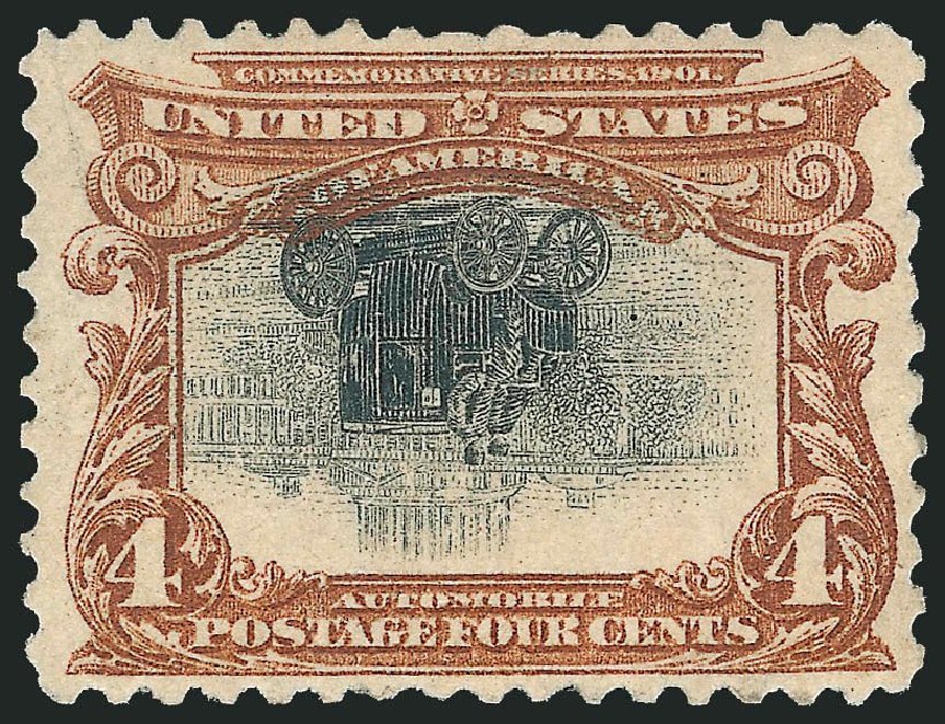 Values of US Stamp Scott #296: 4c 1901 Pan American Exposition. Robert Siegel Auction Galleries, Sep 2014, Sale 1078, Lot 434