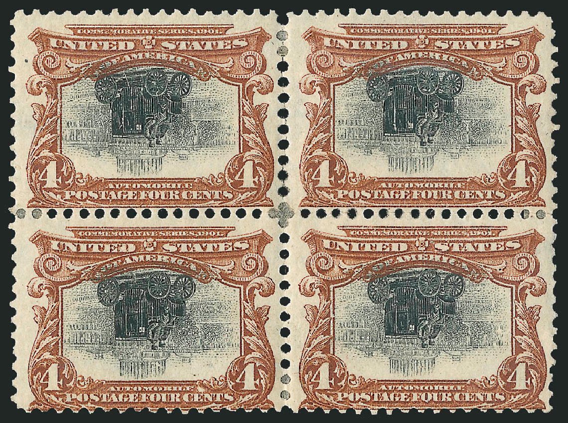 Price of US Stamp Scott 296: 4c 1901 Pan American Exposition. Robert Siegel Auction Galleries, Apr 2015, Sale 1096, Lot 534