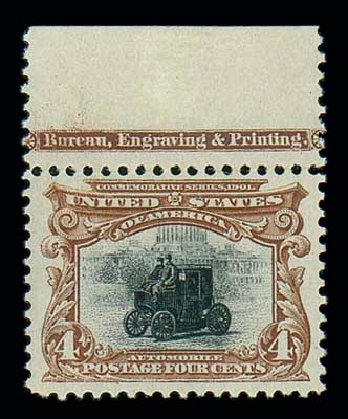 Price of US Stamps Scott Cat. #296 - 4c 1901 Pan American Exposition. Matthew Bennett International, Dec 2007, Sale 325, Lot 1885